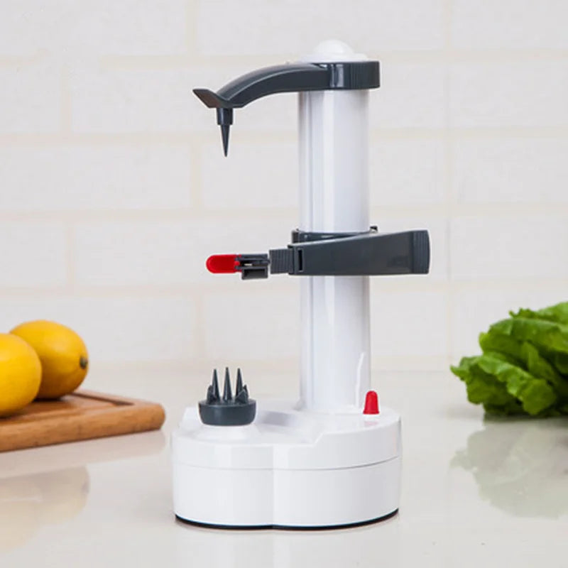 AutoPeel Electric Spiral Peeler – Effortless Peeling for Apples, Potatoes & More!