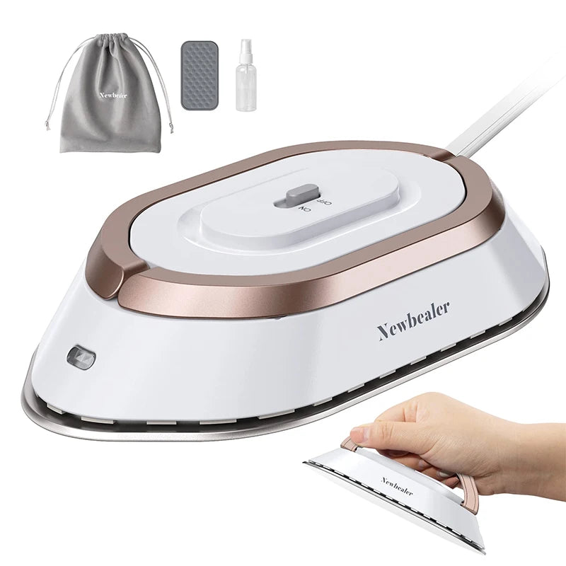 Portable Mini Electric Dry Iron – Lightweight & Dual Voltage for Travel!