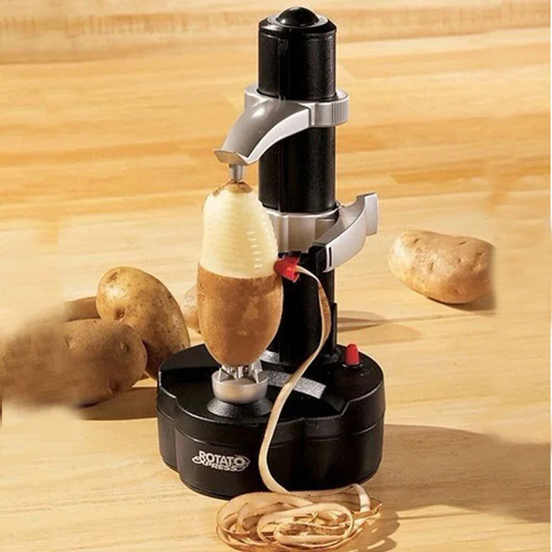 AutoPeel Electric Spiral Peeler – Effortless Peeling for Apples, Potatoes & More!