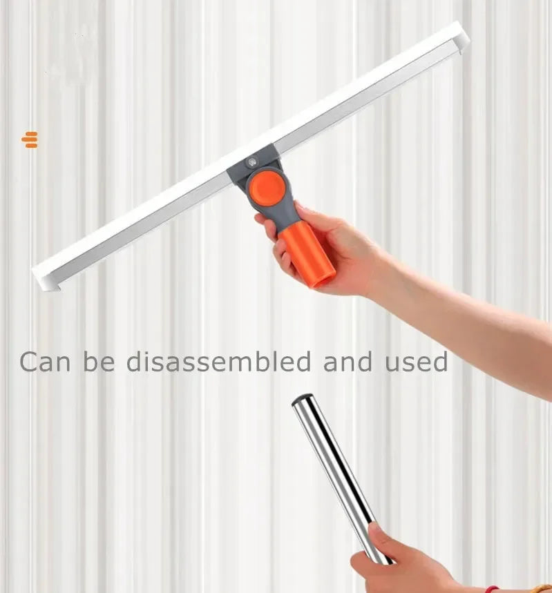 ReachClean Telescopic Silicone Scraper – Multi-Purpose Broom & Window Wiper